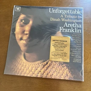 ARETHA FRANKLIN Unforgettable: Tribute Dinah Washingon CLEAR VINYL 1675/2000 NEW - Picture 1 of 4
