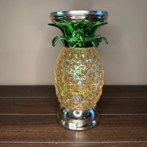 Bath & Body Works Pineapple 3-Wick Candle Water Globe Pedestal - Picture 1 of 4