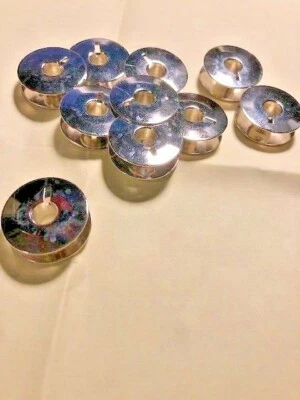 10 Metal Sewing Machine Bobbins For Bernina Fits Models 217, 840, 850, 950 - Image 1 of 4