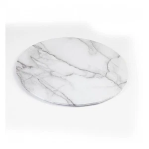 Mondo Cake Board Masonite - White Marble 10inch - Picture 1 of 2