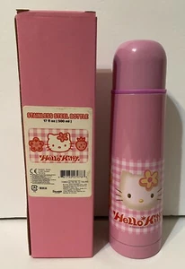 2004 Sanrio HELLO KITTY Stainless Steel Water Bottle 17 oz. NEW w/Original Box - Picture 1 of 12