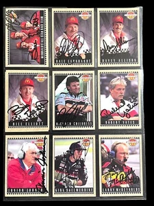 1992 MAXX MCDONALDS NASCAR VINTAGE signed 36 cardi SET Earnhardt Allison Kulwick - Picture 1 of 8