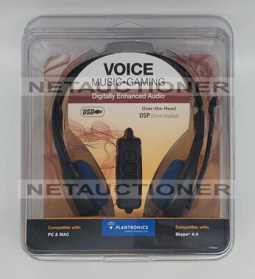 Plantronics Audio 626 DSP High Definition Digitally Enhanced Audio Headphones - Image 1 of 4