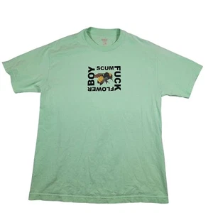 Maglietta Promo Golf Flower Boy Tyler The Creator Album Uomo Taglia Large Verde Grafica - Foto 1 di 6