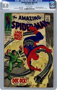 Amazing Spiderman #53 - Marvel 1967 Silver Age Issue - CGC VF 8.0 - Dr. Octopus - Picture 1 of 5