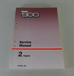 Manual De Taller / Manual De Servicio Saab 900 Motor Año De Modelo 1981-1985 - Imagen 1 de 8
