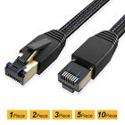 [Zertifiziert] Cat8 Cat7 Ethernet-Kabel professionelles WiFi-Kabel 6 Fuß-50 Fuß 100 Fuß Set