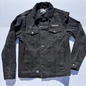 Lurking Class By Sketchy Tank Black Denim Jacket Size Medium - Picture 1 of 11