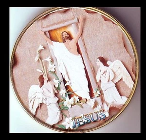● GROSSE MEDAILLE / MONNAIE PLAQUE OR : JESUS ● - Picture 1 of 1