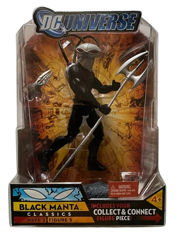 DC Universe Classics Wave 2 Black Manta Action Figure NEW 2007 Gorilla Grodd BAF Cover