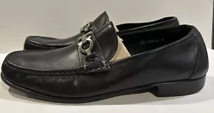 Ferragamo Herren Luxus Silber Bit’s Halbschuhe Schuhe 11,5 B - Bild 1 von 7