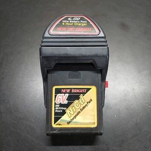 New Bright 6V 6 Volt RC NiCd Battery & Charger A519201194 Wall Charger UNTESTED  - Picture 1 of 2