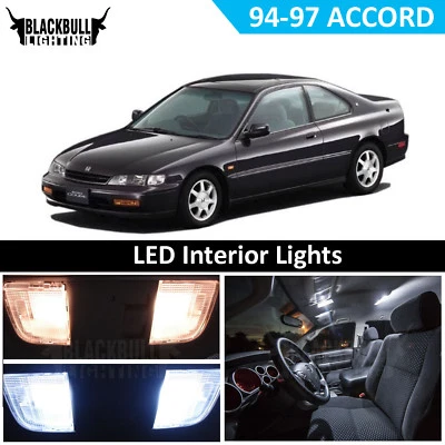 Kit de repuesto interior de luz LED BLANCA para camioneta Honda Accord 1994-1997 sedán  Foto 1 de 4