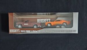 Welly Hershey's 97 Ford F-150 and 70 Ford Mustang Boss 302 Trailer Set Brand New