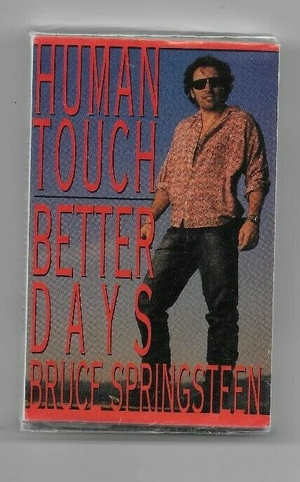 BRUCE SPRINGSTEEN HUMAN TOUCH/BETTER DAYS RARE USA CASSETTE SINGLE, SEALED - Image 1 of 1