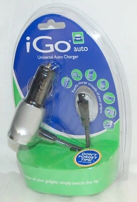 NEW iGo Universal Auto Charger Car DC & Travel System power adapter cell phone - Image 1 of 4