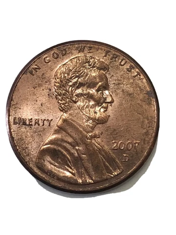 2007 D Lincoln Cent-D/D & Off Axis-Distorted Cheek & 2.5g Plus You Grade & DDO? Cover