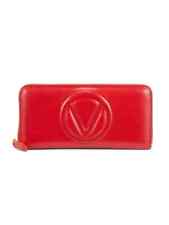 Valentino by Mario Valentino Sofia Red Leather Continental Wallet New Sealed