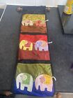 Wall Hanging With Pockets Thailand Elephant Design