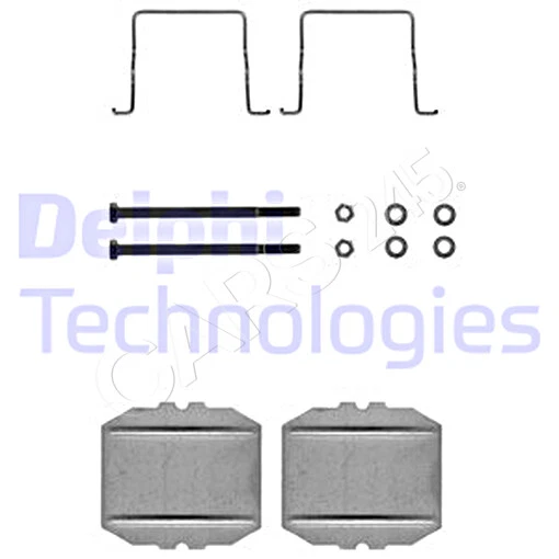 Kit de accesorios de pastillas de freno de disco DELPHI para CITROEN Bx Break Cx I Xantia Xm 74-03 Foto 1 de 1