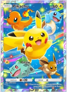 Pikachu Pocket Non Holo Pokemon Card VMAX EX GX ACG V Star  - Picture 1 of 3