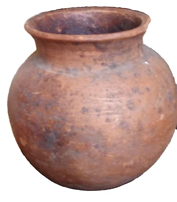 Vase Pot africain antique en terre cuite  / DJENNÉ - Mali / début XXème - Photo 1/4