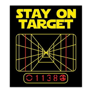 Stay on Target | Sticker - Bild 1 von 2