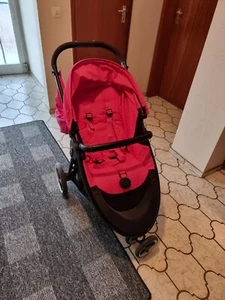 3 Rad Kinderbuggy Klappbar Gebraucht Pink Agis M-Air 3 Guter Zustand Ohne Defekt - Bild 1 von 8