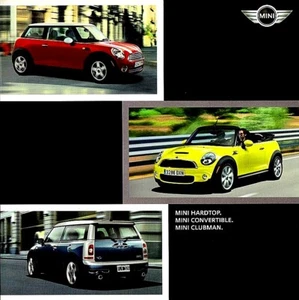 2009 MINI COOPER—US DEALER SALES BROCHURE—HARDTOP CONVERTIBLE CLUBMAN—NOS - Picture 1 of 1