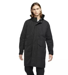 Men's Nike Sportswear Premium Essentials Unlined Parka Black CZ9886-010 Size L - Picture 1 of 6