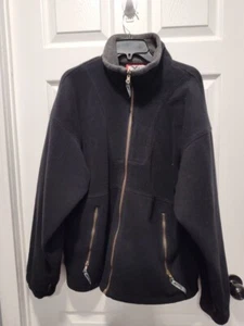 Viking Mens LARGE Tempest Tri-Zone Jacket Black & Gray Zip Up Brave the Elements - Bild 1 von 14