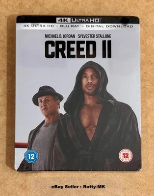 CREED II - UK EXCLUSIVE 4K + BLU RAY STEELBOOK - NEW & SEALED - Image 1 of 4