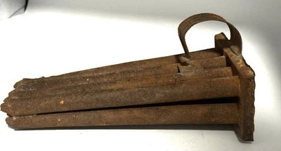 Antique Tin 8 Hole Taper Candle Mold Primitive Metal Rustic Farmhouse Country - Image 1 of 4