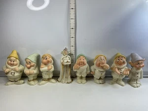 Lenox Disney 7 Dwarves And Evil Queen Salt And Pepper Shaker Figurines - Picture 1 of 8
