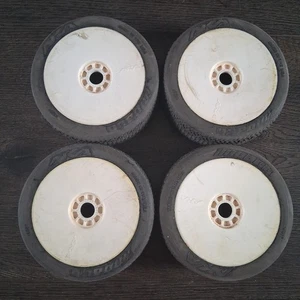 4x AKA Impact M4 1/8 Buggy Tires Hex Wheels 14007 - Picture 1 of 5