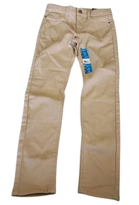 Neu mit Etikett Jordache Skinny Mädchen hellbraun khaki verstellbare Taille Hose Größe 10 schmal - Bild 1 von 13