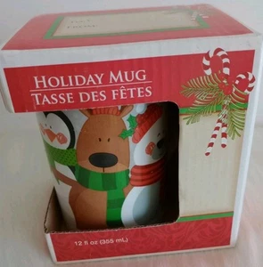 Santa Snowman Bear Gift-Boxed Christmas Holiday Mug, 12 oz, Jolly Holidays Mug - Picture 1 of 7
