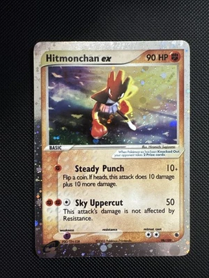 Hitmonchan ex 98/109 Ruby and Sapphire Holo Pokemon - Image 1 of 4