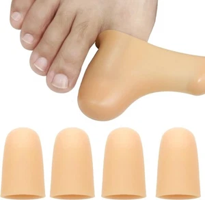 4er Pack Gel Zehenkappe und Schutz für Big Beige - 4 Stück (groß ) - Bild 1 von 6