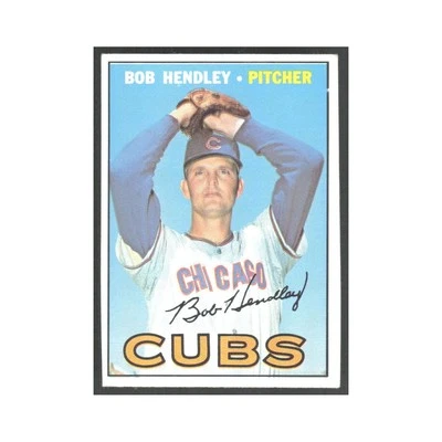 1967 Topps Bob Hendley Cubs #256 - Image 1 of 3