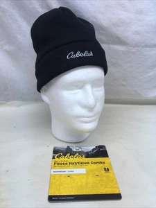 Cabela's - Fleece Strick Winter Beanie Mütze - Einheitsgröße - schwarz - Bild 1 von 5