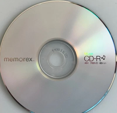 Memorex音乐CD-R 700MB 40张空白光盘-全新,未使用,开箱(25包) — 第 1/3 张图片