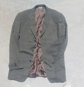 Donna Karan Signature Men's Wool Blazer Suit Jacket Size 44/38 Made In Italy - Picture 1 of 4