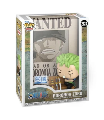 Funko Pop! Poster One Piece 2124 Roronoa Zoro Funko Exclusive + Protector