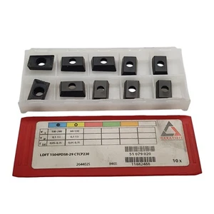 Insertos de fresado de carburo Ceratizit LDFT 1504PDSR-29 CTCP230 x10 G37 - Imagen 1 de 1
