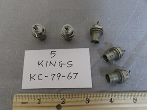 5 Pieces -- Kings  KC79-67 RF Microwave Coaxial Connector BNC Fem. Panel Mount - Picture 1 of 1