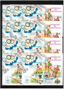 HÄNDLERBESTAND SAN MARINO 1992 POSTFRISCH ** Olympische Spiele Barcelona s/s (X10 Sätze) - Bild 1 von 1