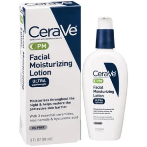 CeraVe feuchtigkeitsspendende Gesichtslotion PM Ölfrei und ultraleicht 3 Unzen~ - Bild 1 von 7