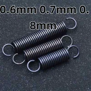 Wire Diamete Hook Extension 0.6mm 0.7mm 0.8mm Tension Spring Steel Various Size - Picture 1 of 11