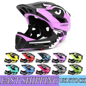 Lixada Kids Children Helmet Full Face Cycling Skateboarding Scooter Adjustable - Picture 1 of 31